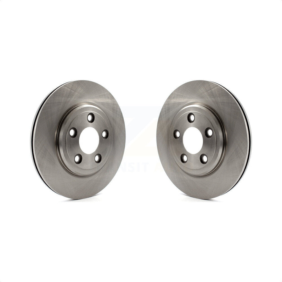 Rear Disc Brake Rotors Pair For Lincoln LS Jaguar Ford Thunderbird S-Type XJ8 Vanden Plas K8-100640 by Top Quality