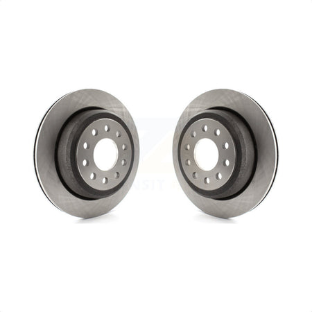 Rear Disc Brake Rotors Pair For 2003-2011 Lincoln Town Car Sedan K8-100645 by Top Quality