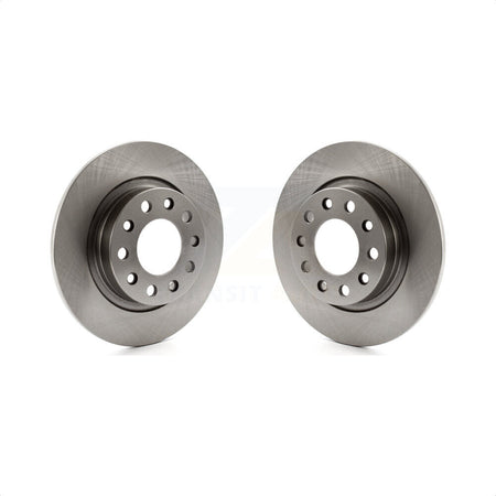 Rear Disc Brake Rotors Pair For 2013-2016 Dodge Dart K8-100713 by Top Quality