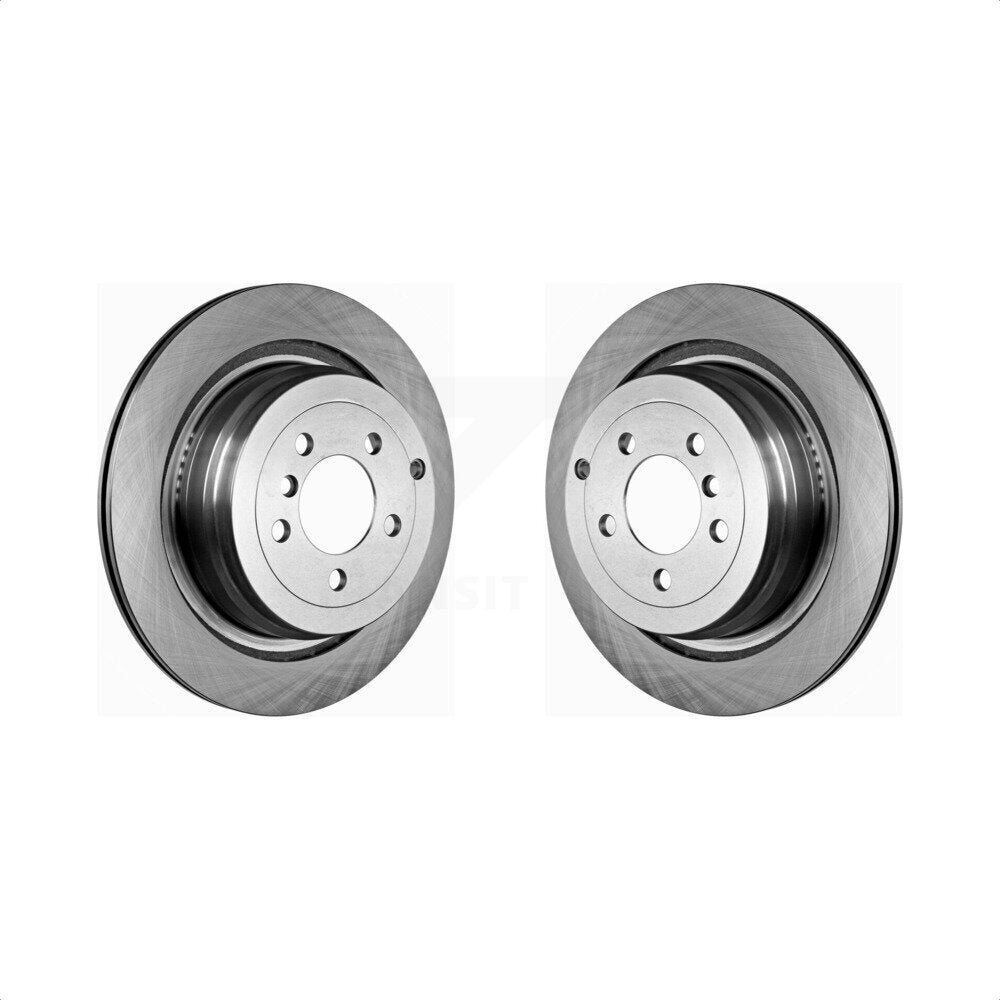 Rear Disc Brake Rotors Pair For Land Rover Range K8-100856 by Top Quality