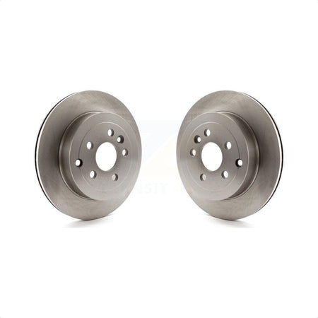 Rear Disc Brake Rotors Pair For 2008-2012 Land Rover LR2 K8-100878 by Top Quality