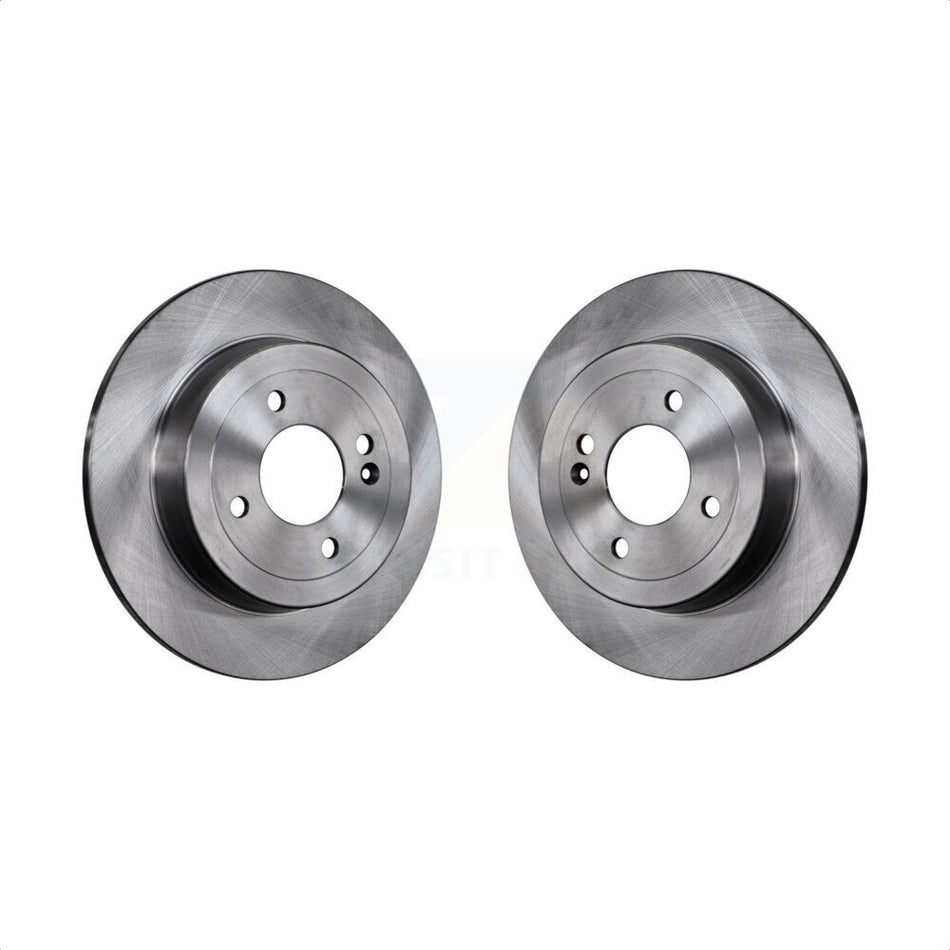 Rear Disc Brake Rotors Pair For Hyundai Accent Kia Rio K8-100928 by Top Quality