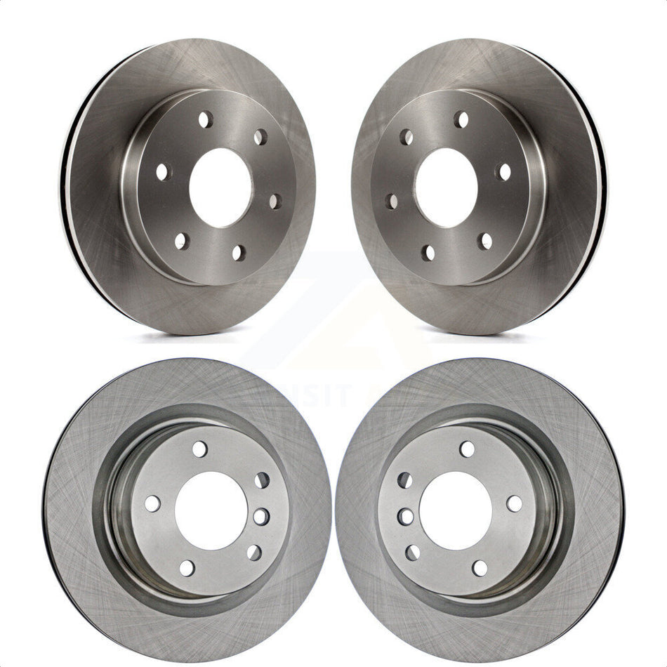 Front Rear Disc Brake Rotors Kit For 2006-2006 Chevrolet Express 2500 GMC Savana K8-100981 by Top Quality