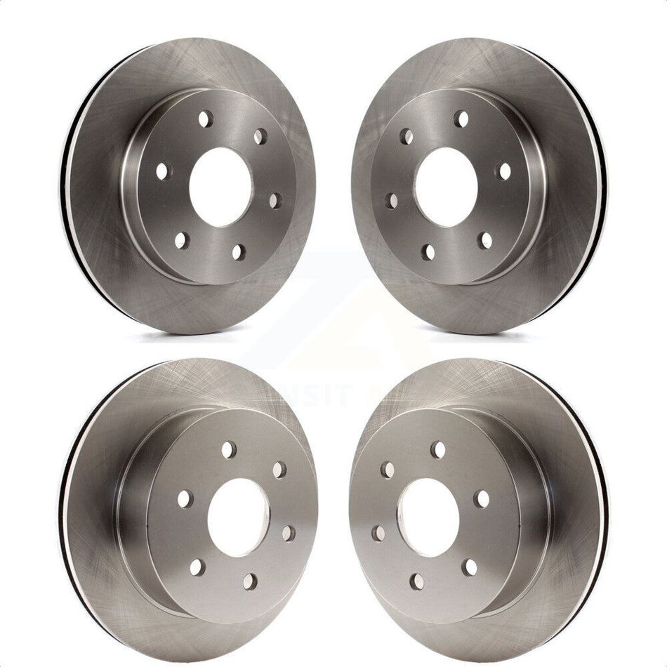 Front Rear Disc Brake Rotors Kit For Chevrolet Express 2500 GMC Savana K8-100984 by Top Quality