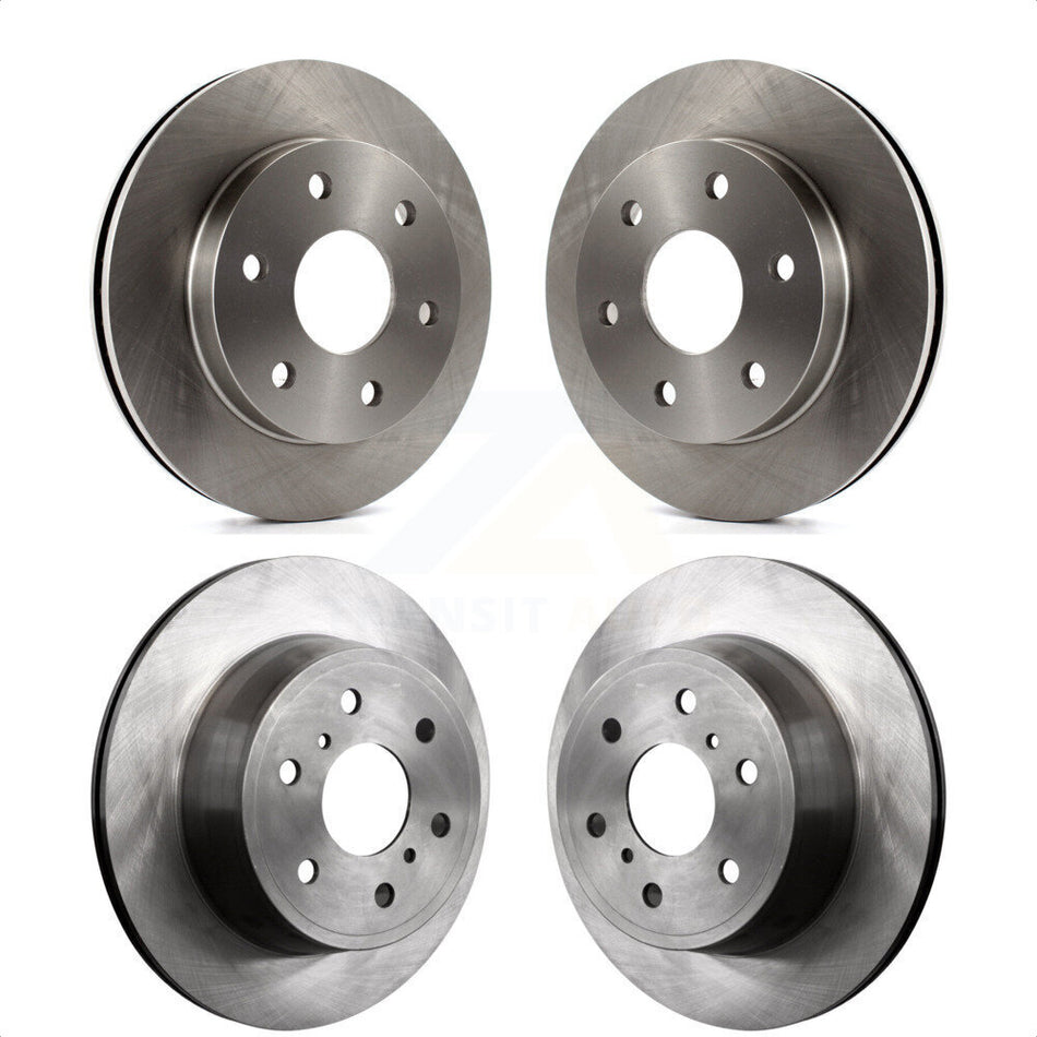 Front Rear Disc Brake Rotors Kit For 2007-2007 Chevrolet Silverado 1500 GMC Sierra Classic K8-100985 by Top Quality