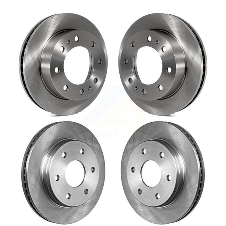 Front Rear Disc Brake Rotors Kit For Chevrolet Silverado 2500 HD GMC Sierra Express Hummer H2 1500 Savana Suburban Yukon XL Avalanche Classic K8-100988 by Top Quality