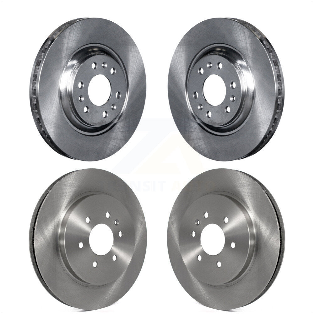 Front Rear Disc Brake Rotors Kit For 2004-2009 Cadillac SRX K8-101007 by Top Quality