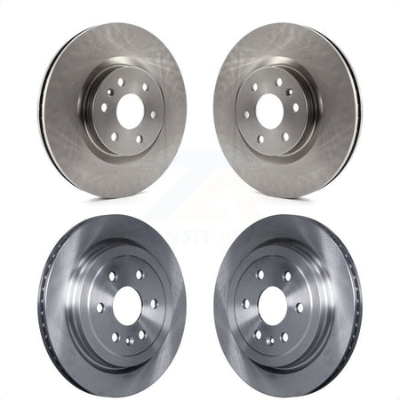 Front Rear Disc Brake Rotors Kit For Cadillac SRX Saab 9-4X K8-101049 by Top Quality