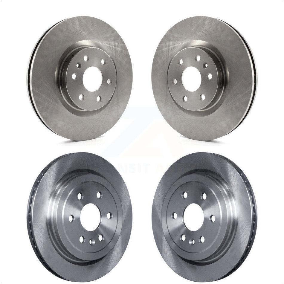 Front Rear Disc Brake Rotors Kit For Cadillac SRX Saab 9-4X K8-101049 by Top Quality