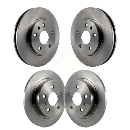 Front Rear Disc Brake Rotors Kit For Chevrolet Malibu Limited K8-101055 by Top Quality