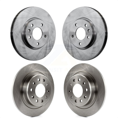 Front Rear Disc Brake Rotors Kit For Chevrolet Equinox Malibu GMC Terrain Buick LaCrosse K8-101060 by Top Quality