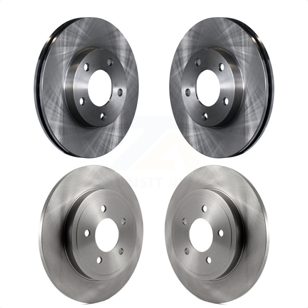 Front Rear Disc Brake Rotors Kit For Mazda Tribute Mercury Mariner K8-101101 by Top Quality