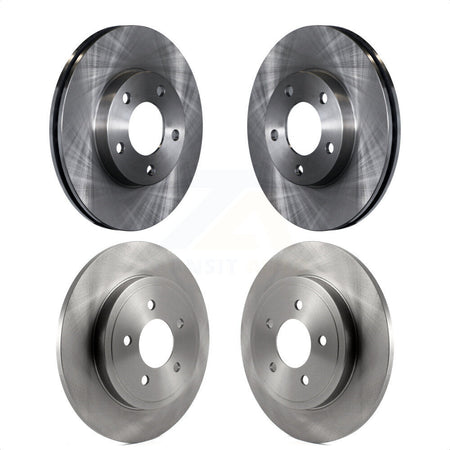 Front Rear Disc Brake Rotors Kit For Mazda Tribute Mercury Mariner K8-101101 by Top Quality