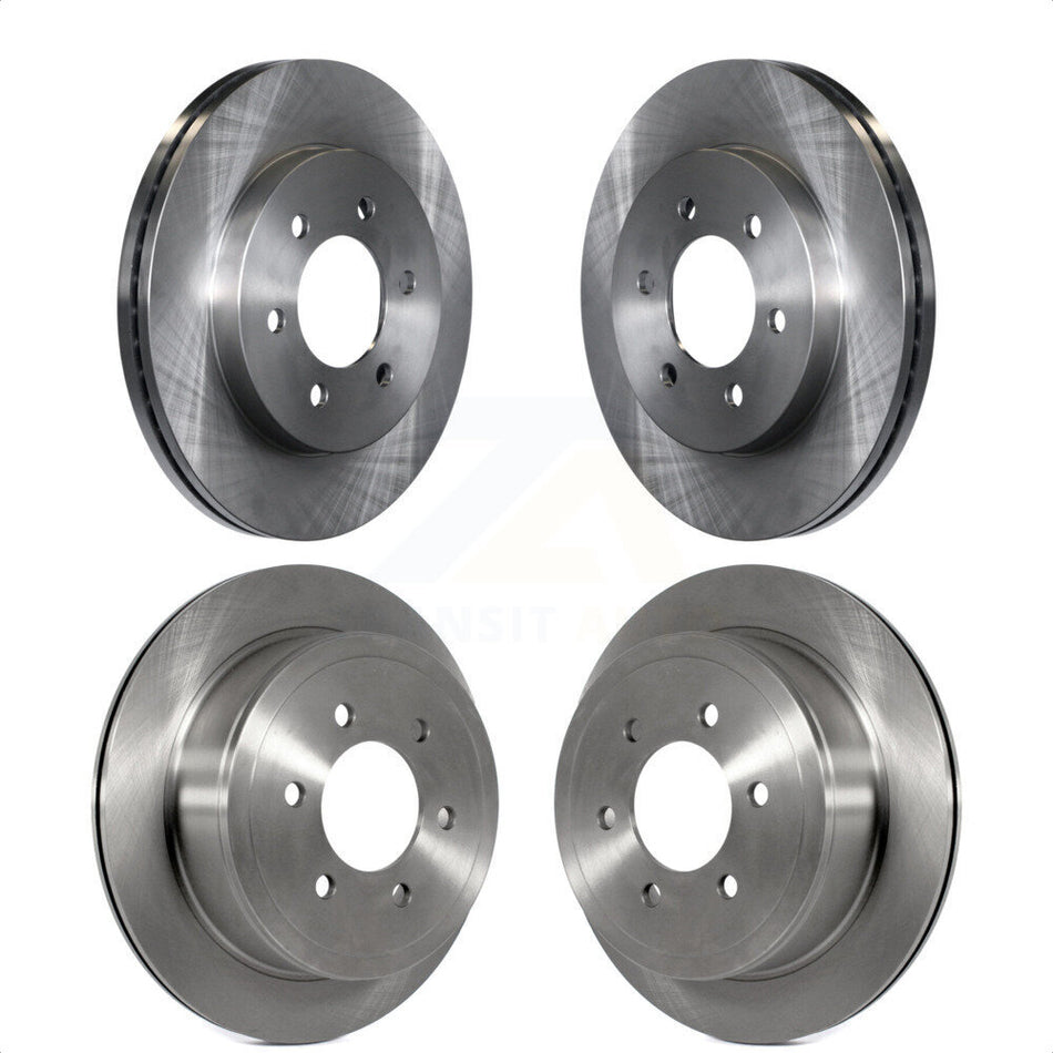 Front Rear Disc Brake Rotors Kit For Ford F-150 Lincoln Mark LT 4WD K8-101111 by Top Quality