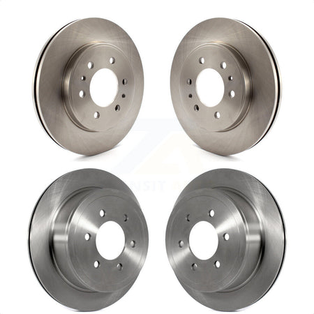 Front Rear Disc Brake Rotors Kit For 2009 Ford F-150 With 6 Lug Wheels K8-101137 by Top Quality