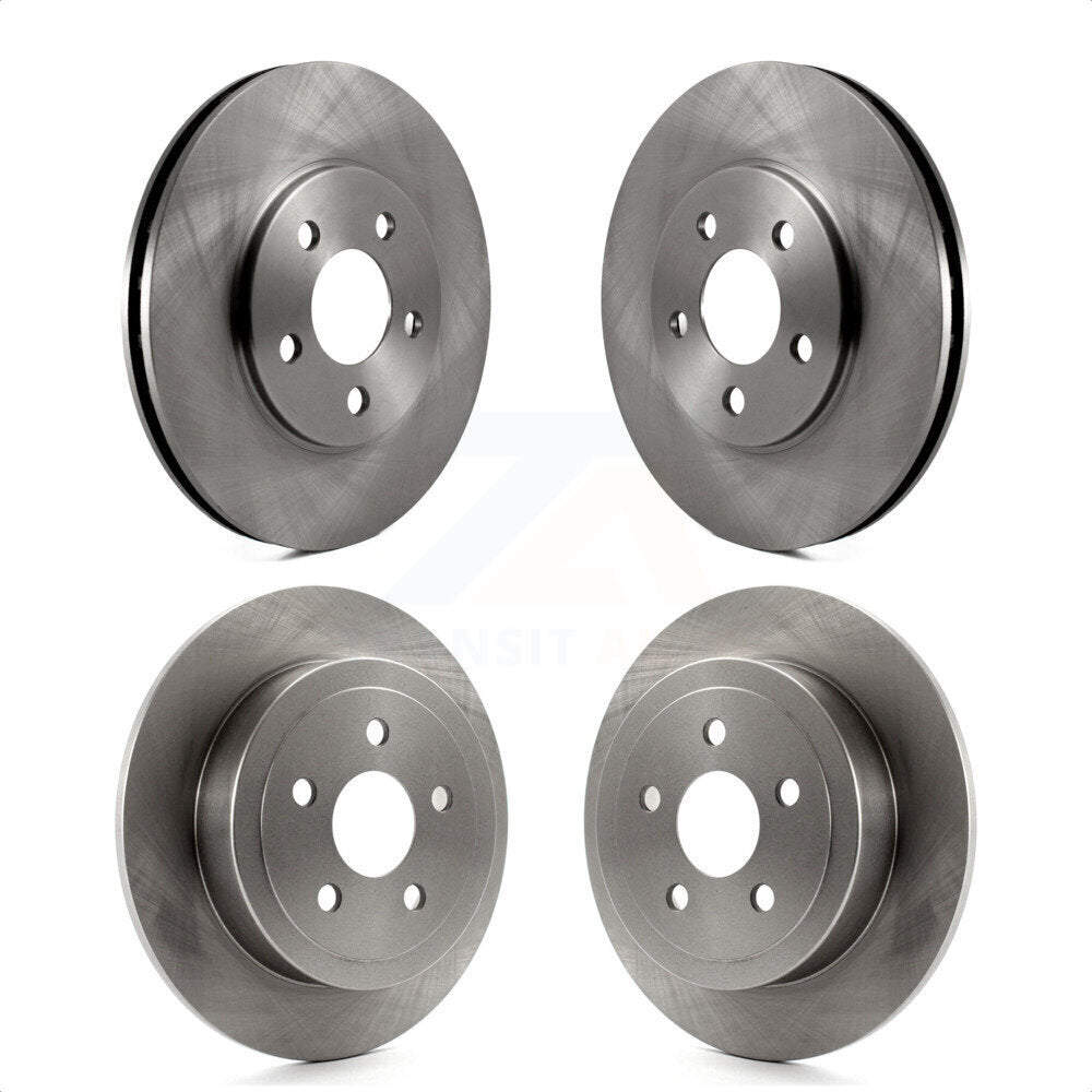 Front Rear Disc Brake Rotors Kit For Chrysler Sebring Dodge Stratus Cirrus Plymouth Breeze K8-101166 by Top Quality