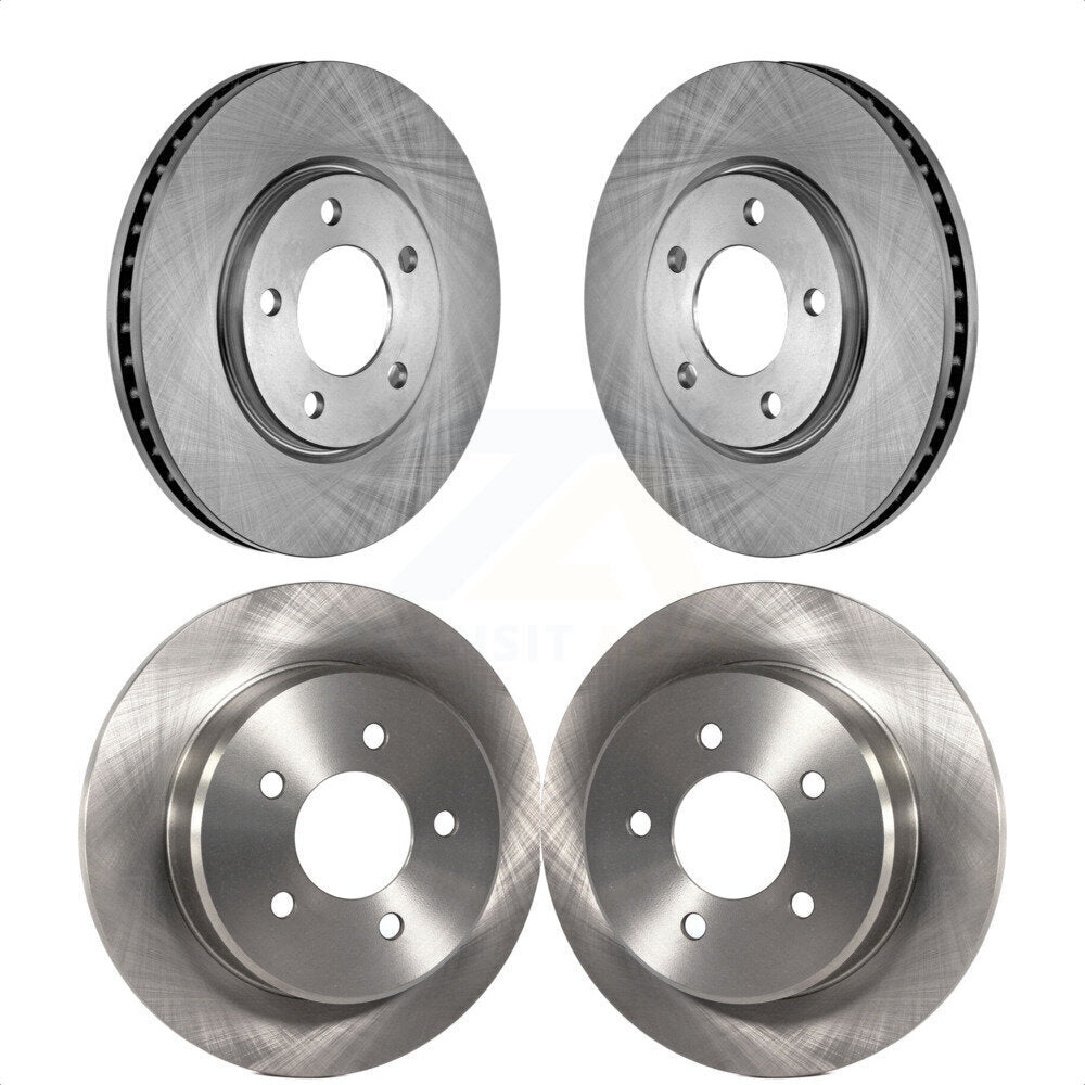 Front Rear Disc Brake Rotors Kit For Dodge Grand Caravan Chrysler Town & Country Voyager K8-101181 by Top Quality