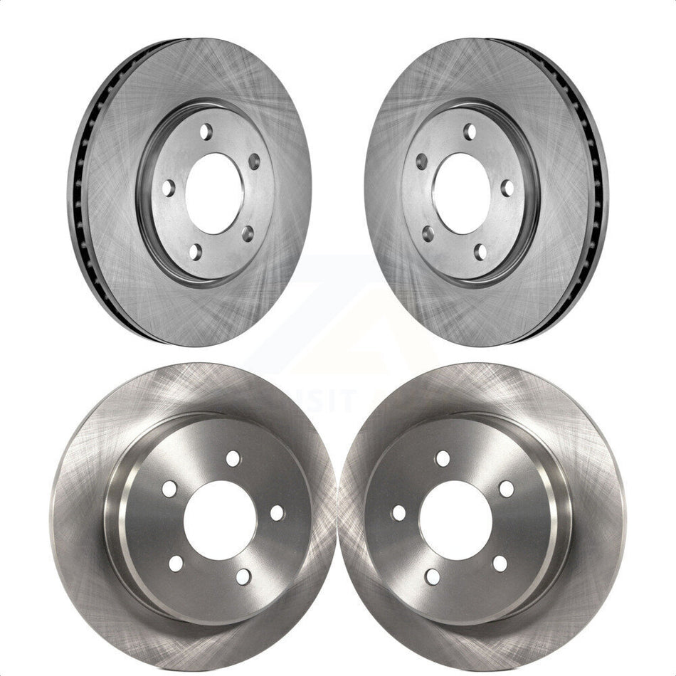 Front Rear Disc Brake Rotors Kit For Dodge Grand Caravan Chrysler Town & Country Voyager K8-101181 by Top Quality