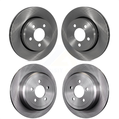 Front Rear Disc Brake Rotors Kit For Jeep Liberty Dodge Nitro K8-101203 by Top Quality