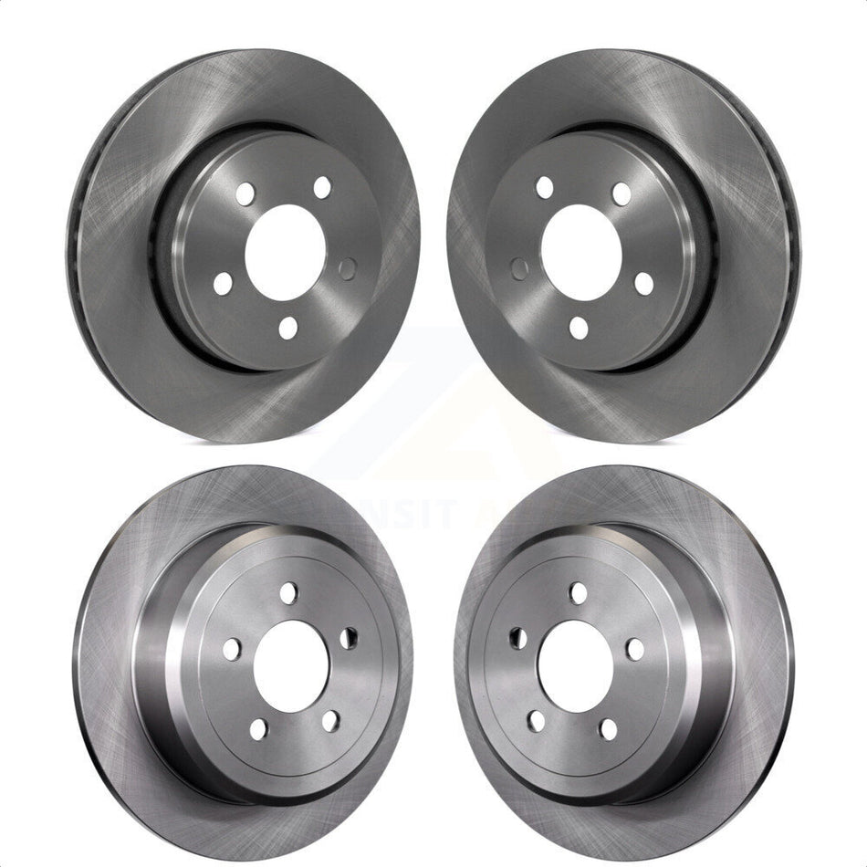 Front Rear Disc Brake Rotors Kit For Jeep Liberty Dodge Nitro K8-101203 by Top Quality