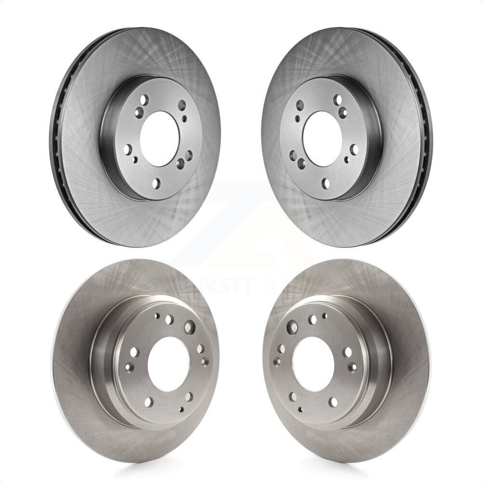 Front Rear Disc Brake Rotors Kit For Acura Honda Odyssey Legend RL Isuzu Oasis K8-101225 by Top Quality