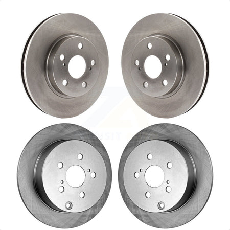 Front Rear Disc Brake Rotors Kit For 2000-2001 Toyota Celica GT K8-101258 by Top Quality