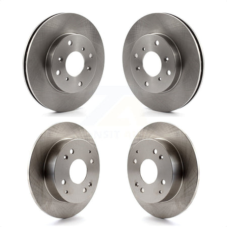 Front Rear Disc Brake Rotors Kit For Honda Accord Acura CL 2.3L K8-101267 by Top Quality