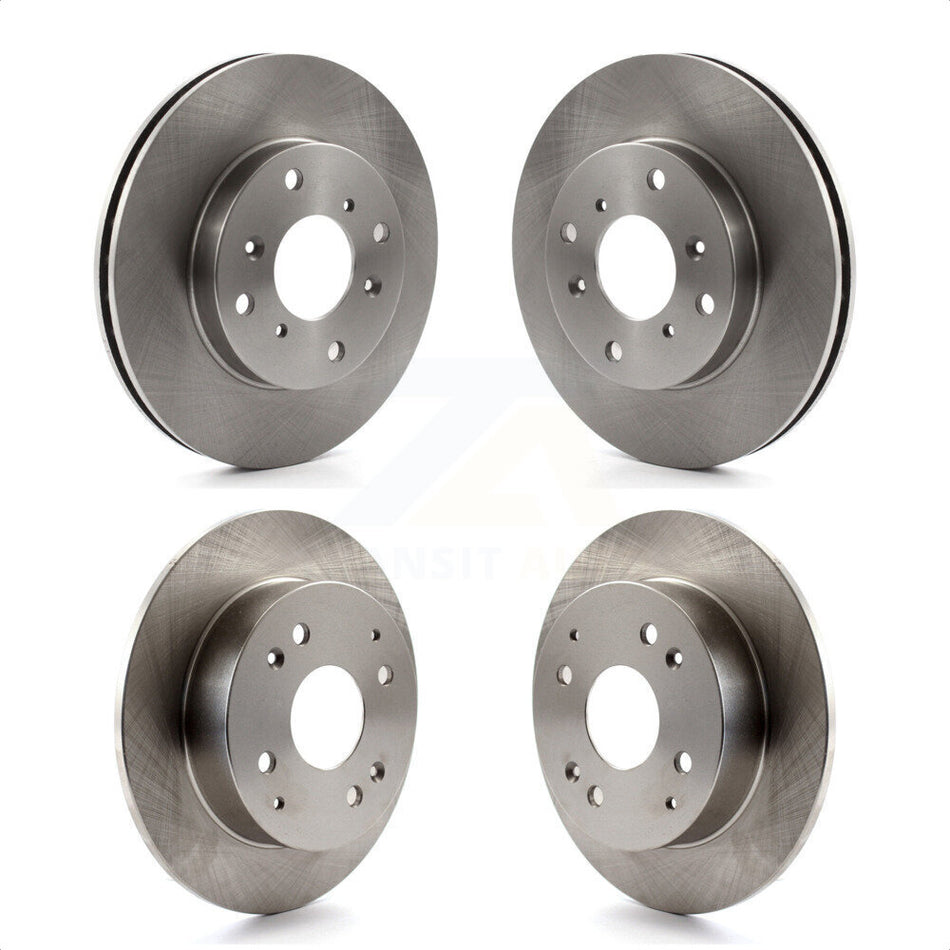 Front Rear Disc Brake Rotors Kit For Honda Accord Acura CL 2.3L K8-101267 by Top Quality