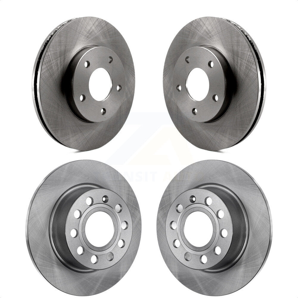 Front Rear Disc Brake Rotors Kit For Nissan Maxima INFINITI I30 K8-101300 by Top Quality