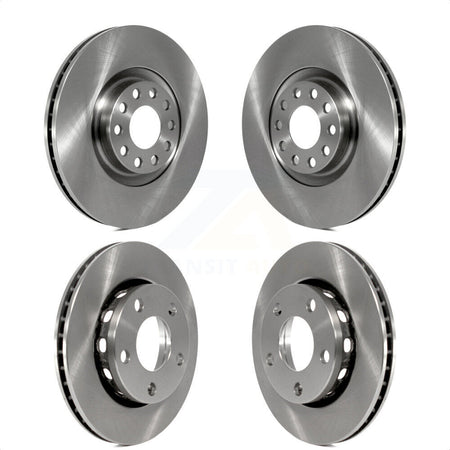 Front Rear Disc Brake Rotors Kit For 2000-2001 Audi S4 K8-101315 by Top Quality