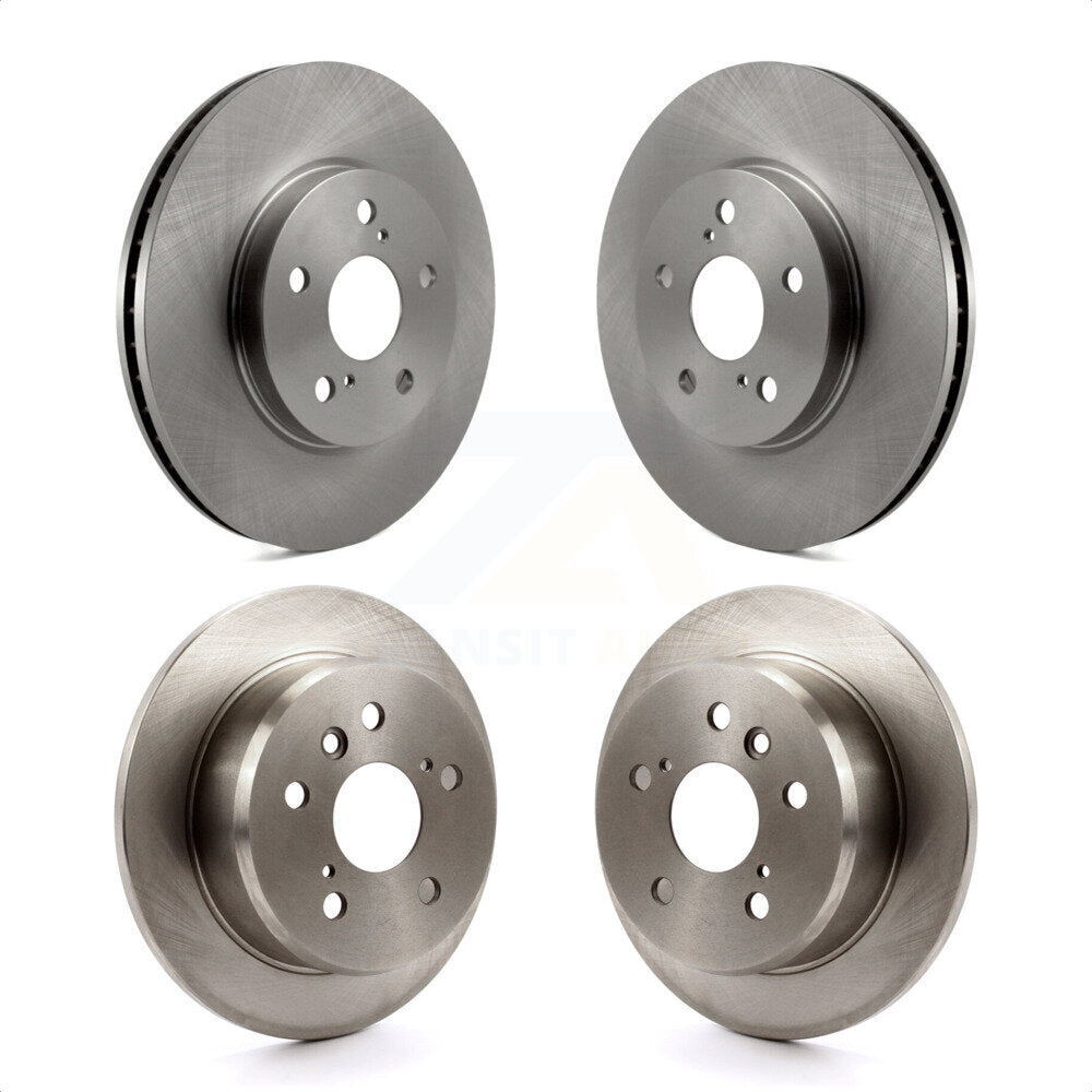 Front Rear Disc Brake Rotors Kit For Toyota Camry Avalon Solara Lexus ES300 K8-101328 by Top Quality