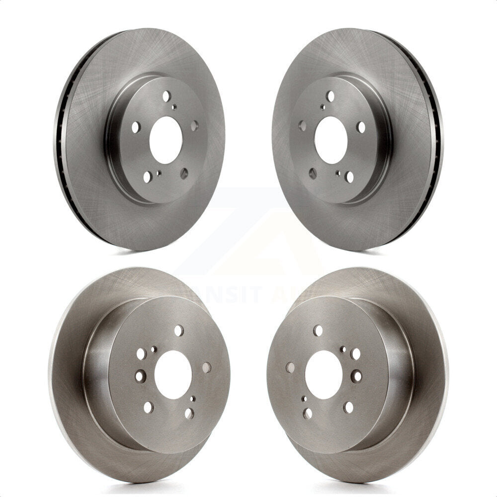 Front Rear Disc Brake Rotors Kit For 2004-2010 Toyota Sienna K8-101329 by Top Quality