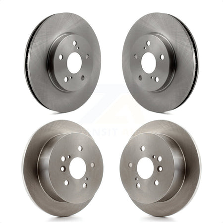 Front Rear Disc Brake Rotors Kit For 2004-2010 Toyota Sienna K8-101329 by Top Quality