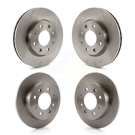 Front Rear Disc Brake Rotors Kit For Kia Spectra Spectra5 K8-101427 by Top Quality