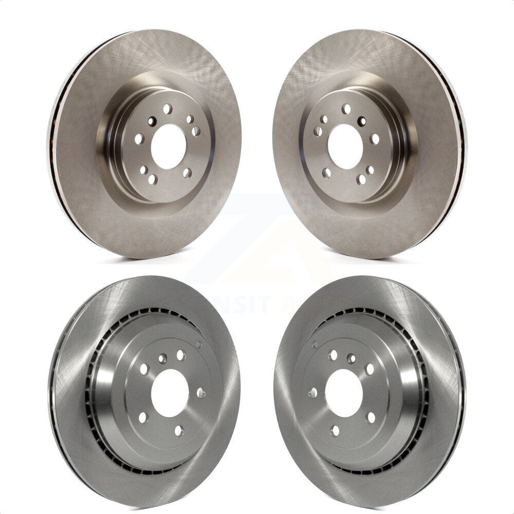 Front Rear Disc Brake Rotors Kit For Mercedes-Benz ML350 GL450 GL550 GL350 ML550 GL320 K8-101434 by Top Quality