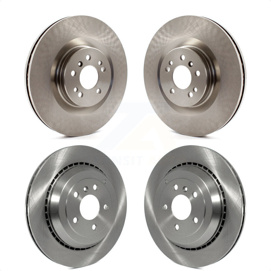 Front Rear Disc Brake Rotors Kit For Mercedes-Benz ML350 GL450 GL550 GL350 ML550 GL320 K8-101434 by Top Quality