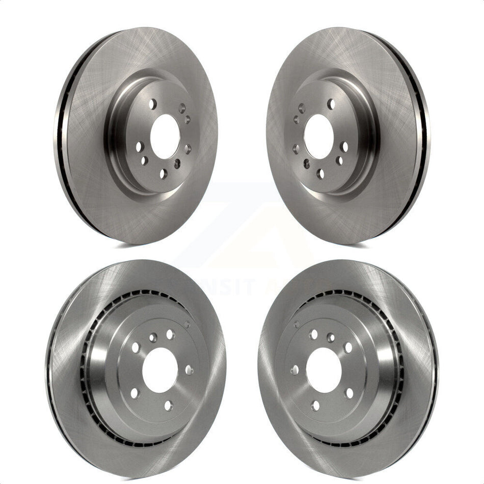 Front Rear Disc Brake Rotors Kit For Mercedes-Benz R350 ML500 R500 R320 With Vented Rotor K8-101436 by Top Quality