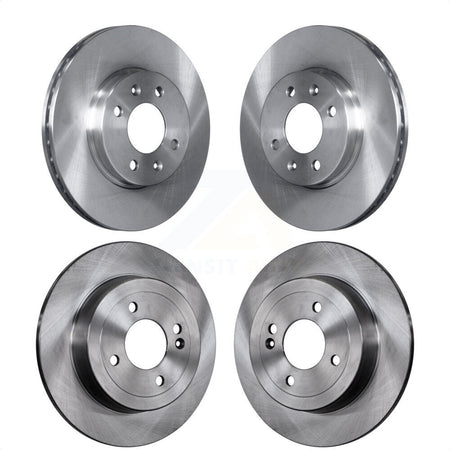 Front Rear Disc Brake Rotors Kit For 2011 Hyundai Accent K8-101439 by Top Quality