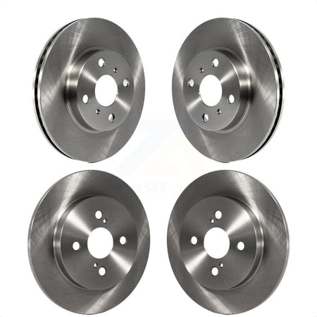 Front Rear Disc Brake Rotors Kit For 2012-2013 Toyota Yaris L LE K8-101463 by Top Quality