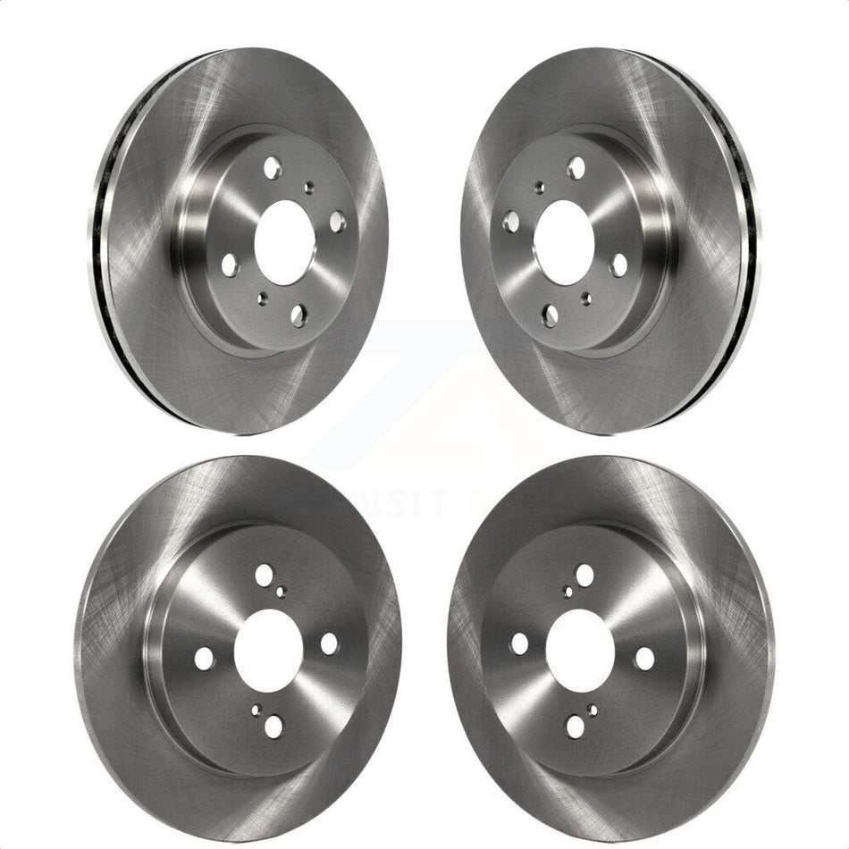 Front Rear Disc Brake Rotors Kit For 2012-2013 Toyota Yaris L LE K8-101463 by Top Quality