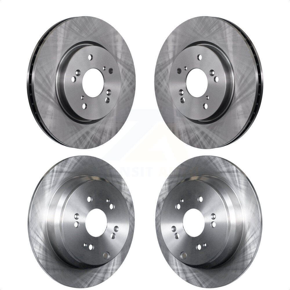 Front Rear Disc Brake Rotors Kit For Honda CR-V Acura RDX K8-101478 by Top Quality