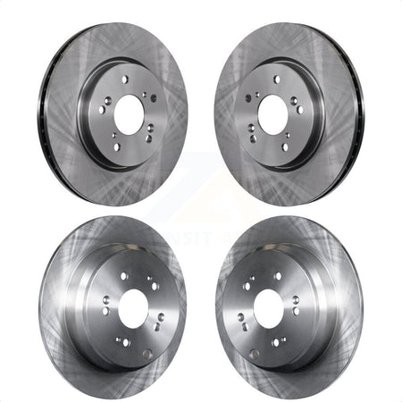 Front Rear Disc Brake Rotors Kit For Honda CR-V Acura RDX K8-101478 by Top Quality