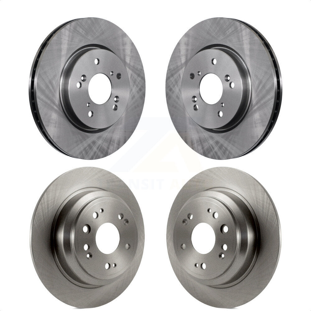 Front Rear Disc Brake Rotors Kit For Honda Crosstour Accord K8-101479 by Top Quality