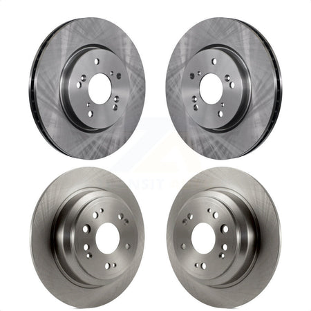 Front Rear Disc Brake Rotors Kit For Honda Crosstour Accord K8-101479 by Top Quality