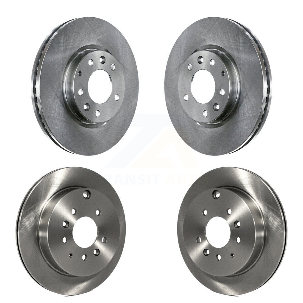 Front Rear Disc Brake Rotors Kit For Ford Edge Mazda CX-7 Lincoln MKX K8-101482 by Top Quality