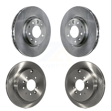 Front Rear Disc Brake Rotors Kit For Ford Edge Mazda CX-7 Lincoln MKX K8-101482 by Top Quality