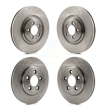 Front Rear Disc Brake Rotors Kit For 2006 Jaguar S-Type Supercharged To Chassis VIN #N52047 K8-101532 by Top Quality