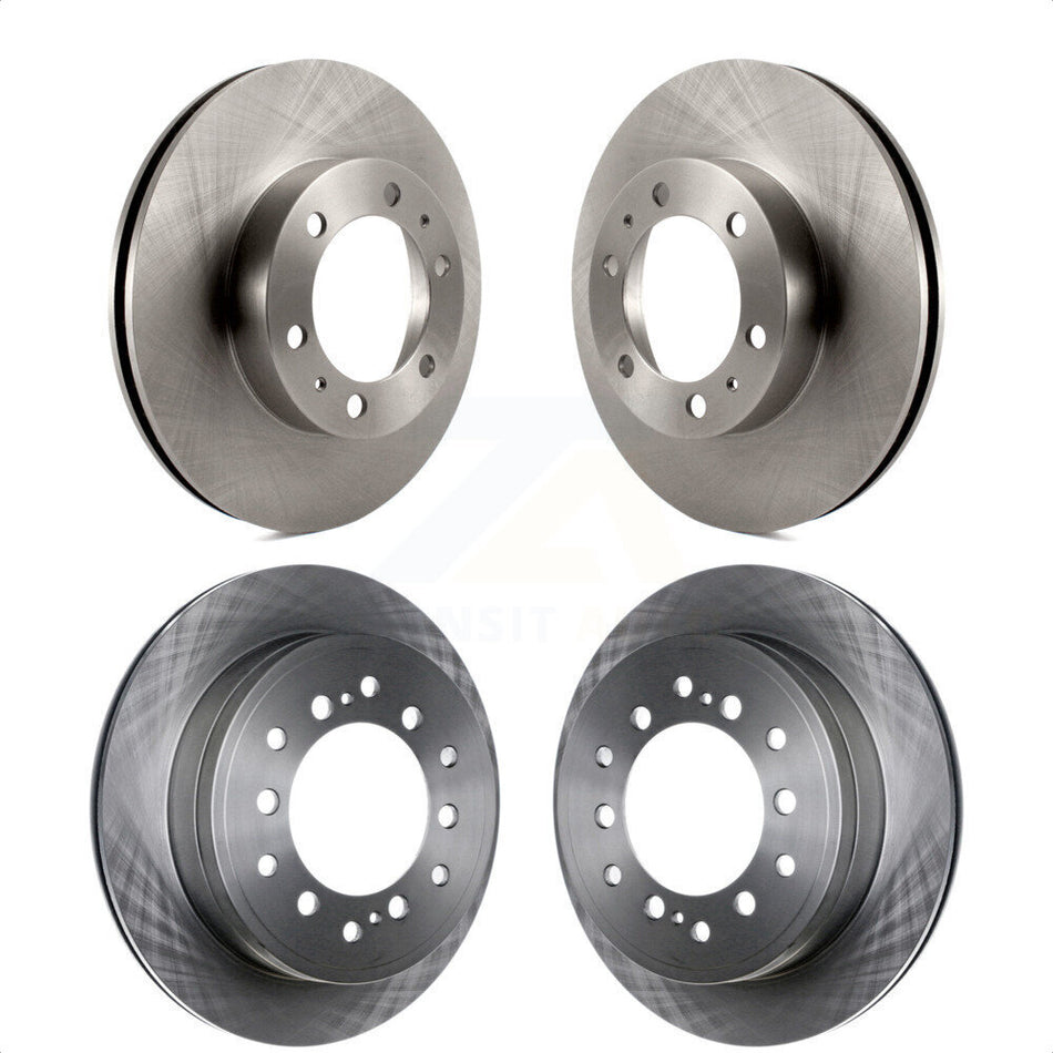 Front Rear Disc Brake Rotors Kit For 2010-2014 Toyota FJ Cruiser K8-101547 by Top Quality