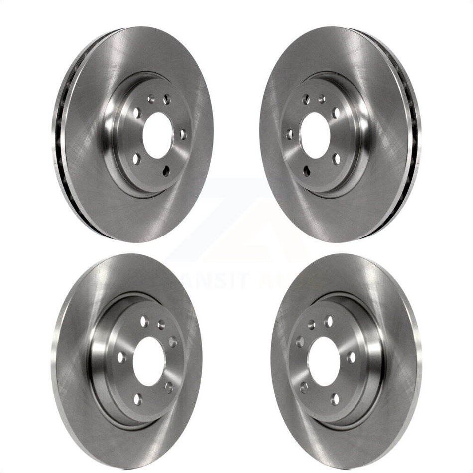 Front Rear Disc Brake Rotors Kit For Audi Q5 A4 Quattro A5 allroad K8-101552 by Top Quality