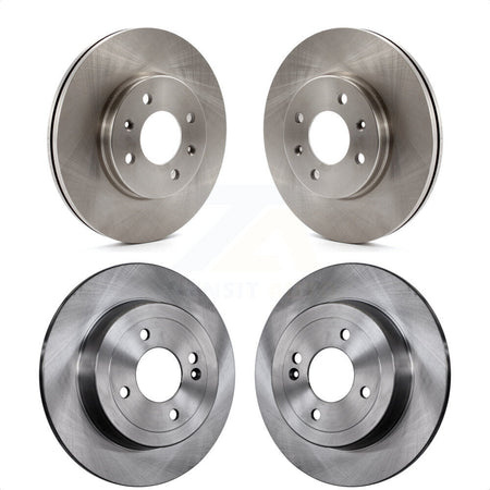 Front Rear Disc Brake Rotors Kit For Hyundai Accent Kia Rio K8-101602 by Top Quality